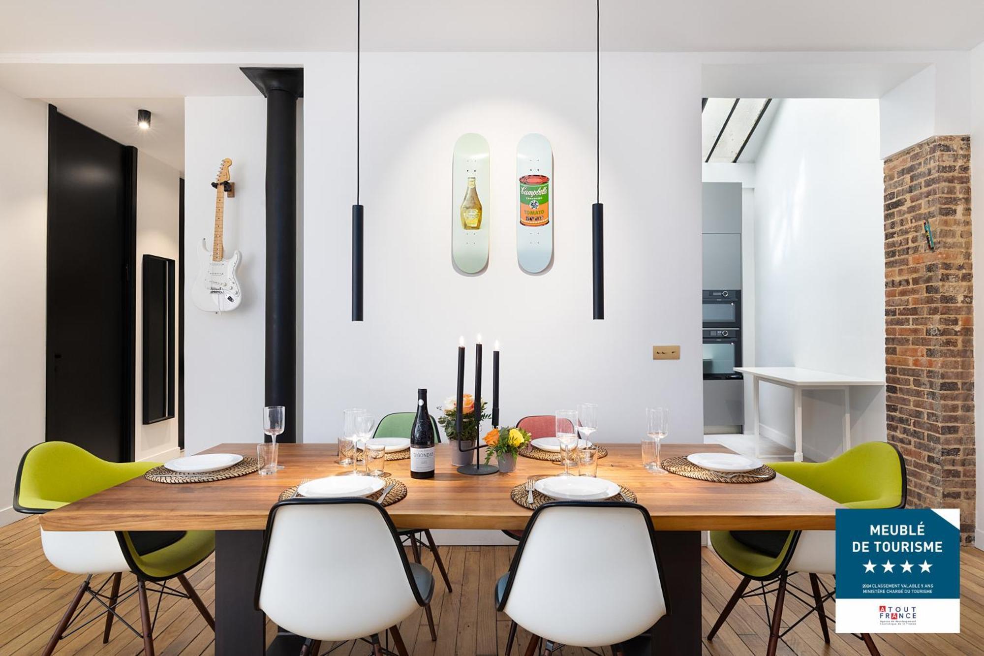 Luxueux Loft 3br Au Coeur Du Marais Appartement *