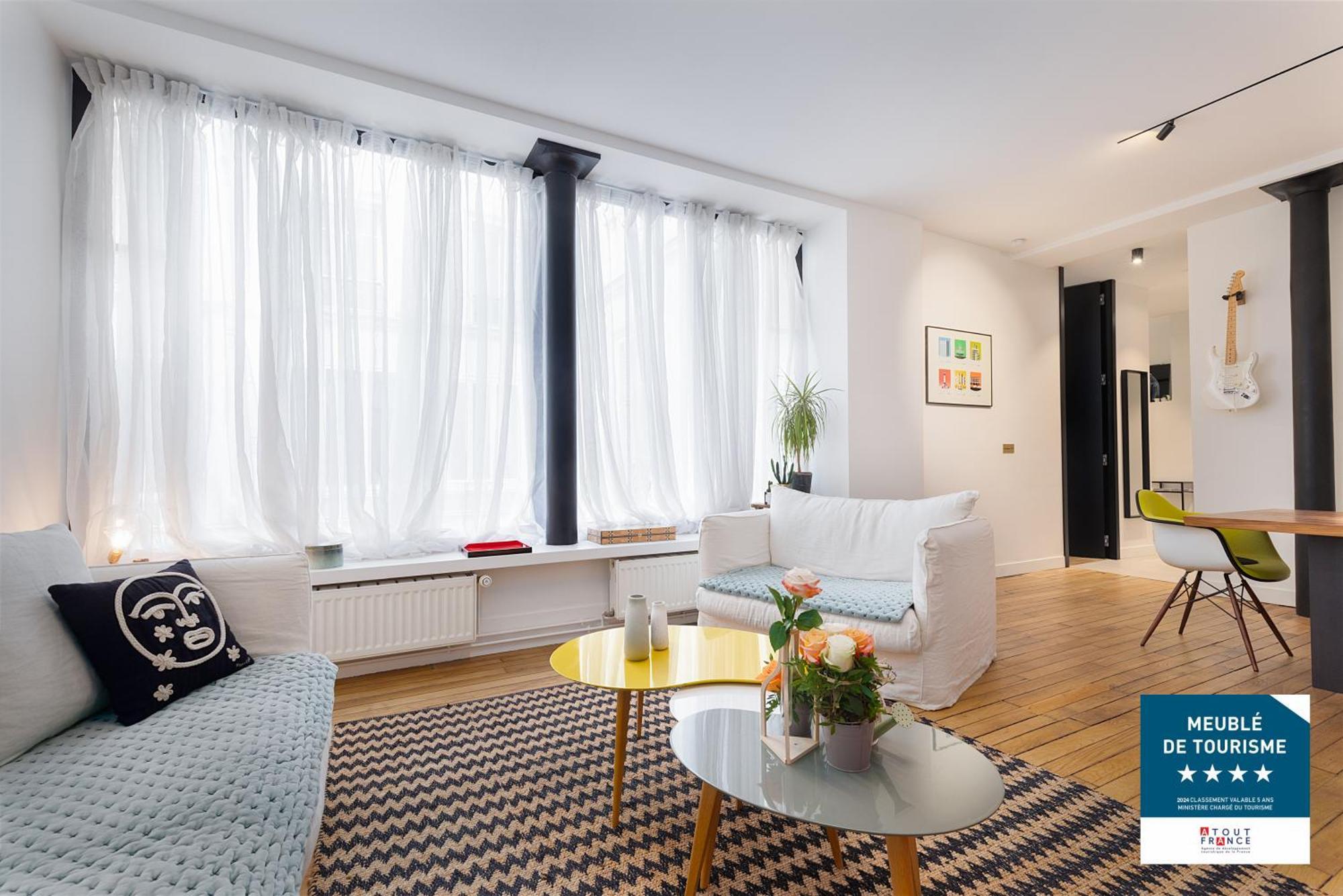 Appartement Luxueux Loft 3br Au Coeur Du Marais
